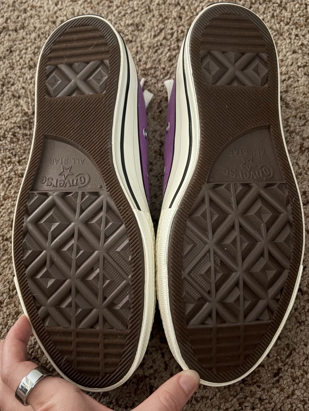 Converse Purple Chuck Taylor’s - Picture 6 of 6
